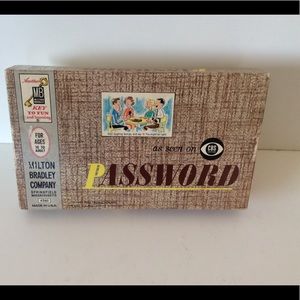Vintage 1962 Milton Bradley Password Game